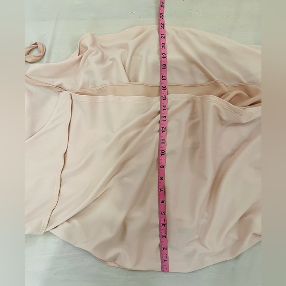 Show me your MUMU True  Wrap Maci Dress women size Large Salmon - Picture 13 of 15